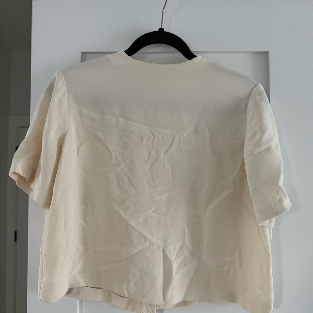 Emilia Wickstead silk Cream Top